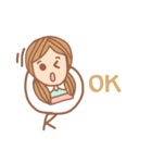 Alin : I don't know（個別スタンプ：18）