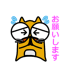 目デカ猫のマピ君（個別スタンプ：14）