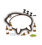 お酒大好きなありうさぎ（個別スタンプ：4）
