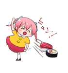 楽しい桃箱ちゃんスタンプ（個別スタンプ：2）