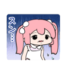楽しい桃箱ちゃんスタンプ（個別スタンプ：38）