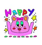 ふわふわもっくん（個別スタンプ：1）
