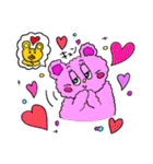 ふわふわもっくん（個別スタンプ：4）