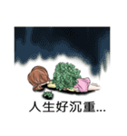 The devastated girl who hates coriander（個別スタンプ：6）