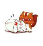 Three cute rodents are good friends（個別スタンプ：21）