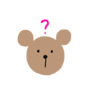 茶色な、くまさん◎（個別スタンプ：10）