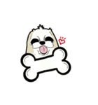 Happy cute shih tzu dog（個別スタンプ：9）