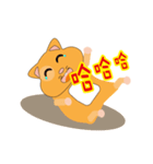 Long black round of A fat mouse（個別スタンプ：7）