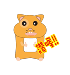 Long black round of A fat mouse（個別スタンプ：12）
