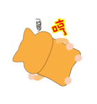 Long black round of A fat mouse（個別スタンプ：13）