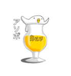 ビールのあわわ（個別スタンプ：18）