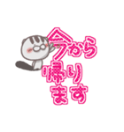 ウチねこ【よくつかう】デカ文字！（個別スタンプ：17）