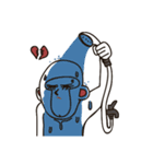 BYE-CA-MONKEY（個別スタンプ：8）