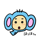 かぶりものんちゃん（個別スタンプ：3）