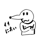 白いキャラクター（個別スタンプ：22）