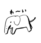 白いキャラクター（個別スタンプ：33）