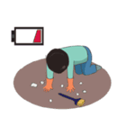 Laborious Janitor（個別スタンプ：21）