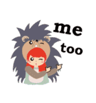 Hedgehog sister（個別スタンプ：9）