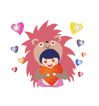 Hedgehog sister（個別スタンプ：14）
