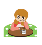 Hedgehog sister（個別スタンプ：31）