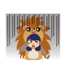 Hedgehog sister（個別スタンプ：38）