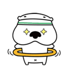 The happy days of the white otters（個別スタンプ：8）