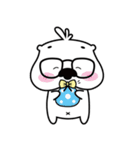 The happy days of the white otters（個別スタンプ：15）