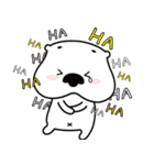 The happy days of the white otters（個別スタンプ：16）