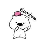 The happy days of the white otters（個別スタンプ：32）