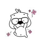 The happy days of the white otters（個別スタンプ：34）