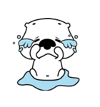 The happy days of the white otters（個別スタンプ：36）