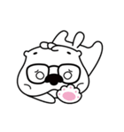 The happy days of the white otters（個別スタンプ：37）