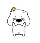 The happy days of the white otters（個別スタンプ：38）