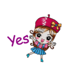 Red hat girls（個別スタンプ：4）