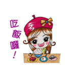 Red hat girls（個別スタンプ：9）