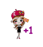 Red hat girls（個別スタンプ：11）