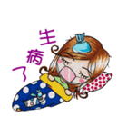 Red hat girls（個別スタンプ：17）
