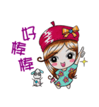 Red hat girls（個別スタンプ：23）