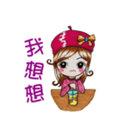 Red hat girls（個別スタンプ：27）