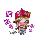 Red hat girls（個別スタンプ：34）