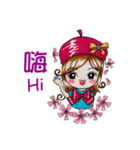 Red hat girls（個別スタンプ：35）