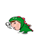 Dlnosaur sister's everyday language（個別スタンプ：15）