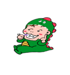 Dlnosaur sister's everyday language（個別スタンプ：37）