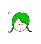 女の子、ときどき動物。（個別スタンプ：4）