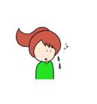 女の子、ときどき動物。（個別スタンプ：11）