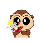 Mochi Monkey（個別スタンプ：40）