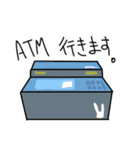 うさぎの銀行員（個別スタンプ：4）