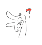 気分屋カラフルうさぎ（個別スタンプ：4）