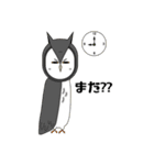 大人気フクロウとハリネズミ（個別スタンプ：5）