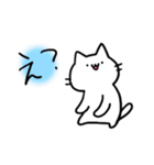 ねこのまんま しろねこ日和（個別スタンプ：8）